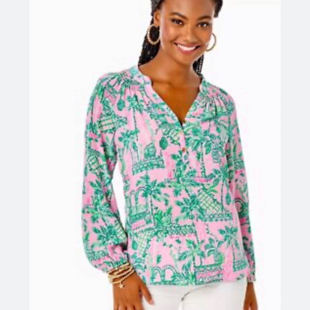 Lilly Pulitzer Elsa Top in Mandevilla Baby